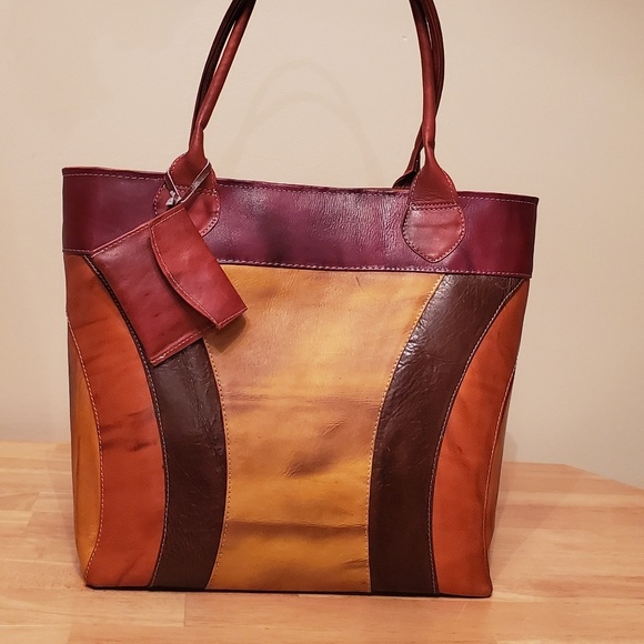 Purse, handmade handbag, tote, office bag - Picture 2 of 5